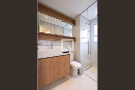 Apartamento para alugar com 66m², 1 quarto e 1 vagaSuíte - Banheiro