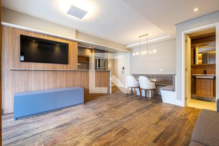 Sala de apartamento para alugar com 1 quarto, 66m² em Paraíso, São Paulo