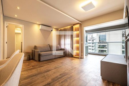 Sala de apartamento para alugar com 1 quarto, 66m² em Paraíso, São Paulo