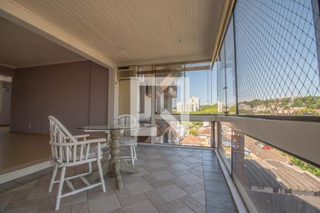 varanda de apartamento à venda com 4 quartos, 189m² em Rio Branco, Novo Hamburgo
