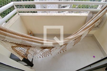 Varanda da Sala de apartamento para alugar com 1 quarto, 46m² em Jardim Ampliação, São Paulo