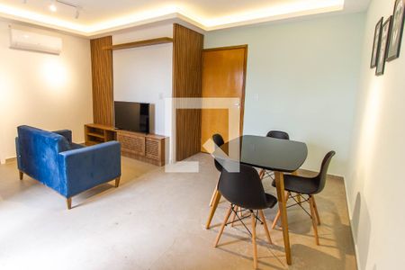 Sala de apartamento para alugar com 1 quarto, 50m² em Jardim do Trevo, Campinas