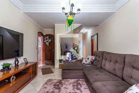 Sala de casa à venda com 3 quartos, 145m² em Vila Humaita, Santo André