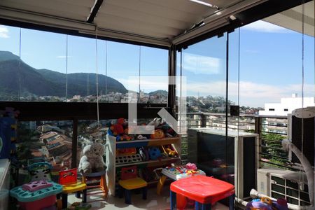 Sala 1 de apartamento à venda com 3 quartos, 169m² em Freguesia de Jacarepaguá, Rio de Janeiro