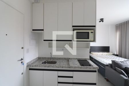 Studio para alugar com 25m², 1 quarto e sem vagaCozinha 