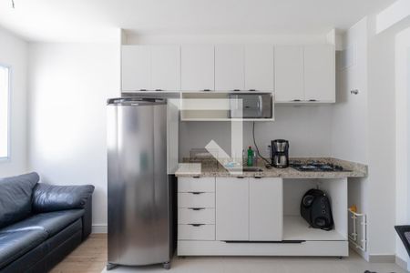 Cozinha - Armários de apartamento à venda com 1 quarto, 25m² em Vila Butantã, São Paulo