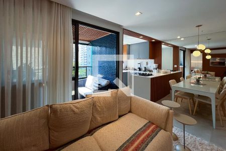 Sala de apartamento à venda com 1 quarto, 46m² em Vila Nova Conceição, São Paulo