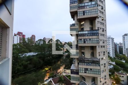 Vista da Sacada da Sala de apartamento para alugar com 1 quarto, 55m² em Vila Suzana, São Paulo