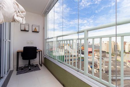 Varanda de apartamento à venda com 1 quarto, 33m² em Brás, São Paulo