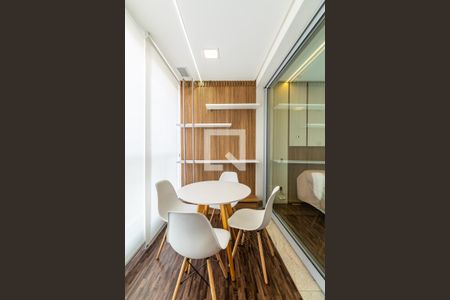 Studio para alugar com 29m², 1 quarto e sem vagaVaranda