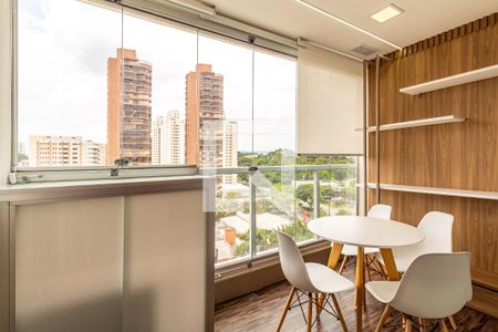 Studio para alugar com 29m², 1 quarto e sem vagaVaranda