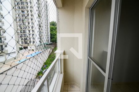Varanda da Sala de apartamento para alugar com 2 quartos, 50m² em Rio Comprido, Rio de Janeiro