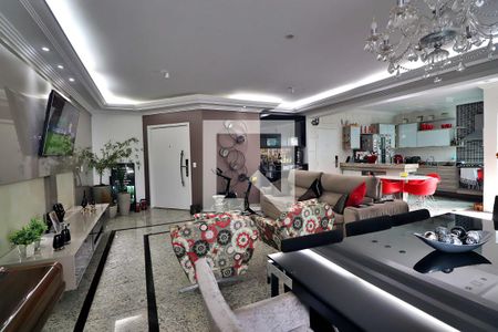 Sala de apartamento à venda com 4 quartos, 263m² em Campestre, Santo André