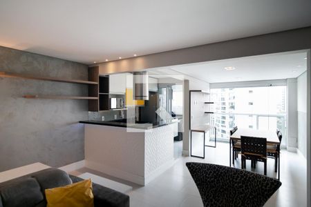 Sala de apartamento à venda com 2 quartos, 69m² em Vila Gertrudes, São Paulo