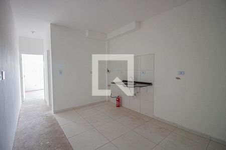 Sala-Cozinha de apartamento à venda com 1 quarto, 43m² em Vila Carmosina, São Paulo