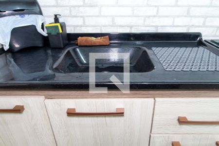 Apartamento para alugar com 45m², 2 quartos e 1 vagaDetalhe da cozinha