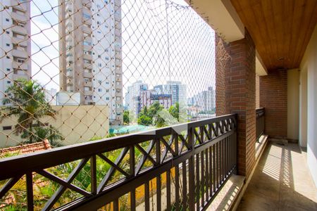 Varanda da sala de apartamento à venda com 4 quartos, 182m² em Centro, Santo André