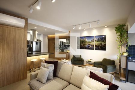 Sala de apartamento à venda com 2 quartos, 81m² em Vila Monumento, São Paulo