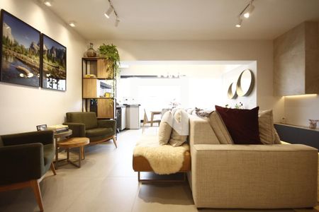 Sala de apartamento à venda com 2 quartos, 81m² em Vila Monumento, São Paulo