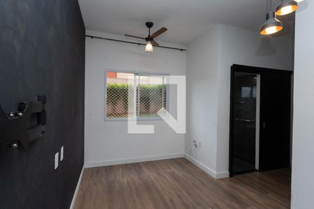 Sala  de apartamento à venda com 1 quarto, 42m² em Campanário, Diadema