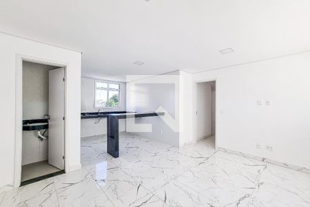 Sala de apartamento para alugar com 3 quartos, 80m² em Santa Branca, Belo Horizonte