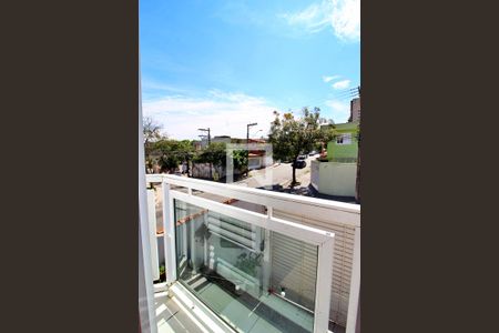 Varanda da Suíte 1 de casa à venda com 2 quartos, 59m² em Vila Curuca, Santo André