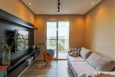 Sala de apartamento à venda com 3 quartos, 80m² em Chácara Agrindus, Taboão da Serra