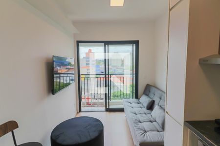 Sala / Cozinha de apartamento à venda com 1 quarto, 32m² em Butantã, São Paulo