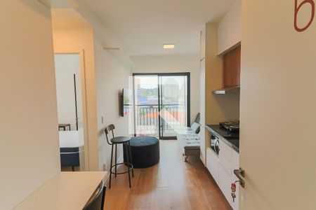 Sala / Cozinha de apartamento à venda com 1 quarto, 32m² em Butantã, São Paulo
