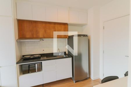Sala / Cozinha de apartamento à venda com 1 quarto, 32m² em Butantã, São Paulo