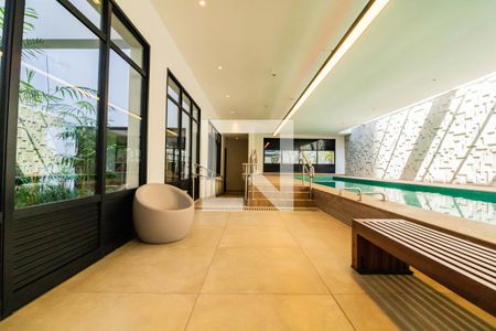 Área comum - Piscina de kitnet/studio para alugar com 1 quarto, 25m² em Mirandópolis, São Paulo