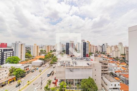 Vista da sala de kitnet/studio para alugar com 1 quarto, 25m² em Mirandópolis, São Paulo