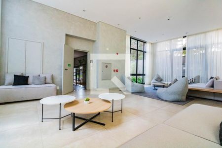 Área comum de kitnet/studio para alugar com 1 quarto, 25m² em Mirandópolis, São Paulo