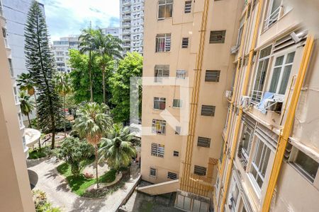Vista da sala de kitnet/studio para alugar com 1 quarto, 24m² em Flamengo, Rio de Janeiro