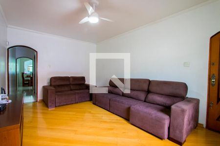 Casa 1 - Sala de casa à venda com 5 quartos, 200m² em Vila Progresso, Santo André