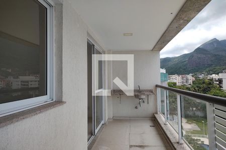 Varanda de apartamento à venda com 3 quartos, 77m² em Anil, Rio de Janeiro