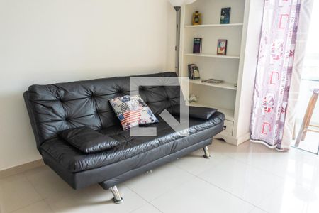 Sala de apartamento para alugar com 1 quarto, 52m² em Guilhermina, Florianópolis