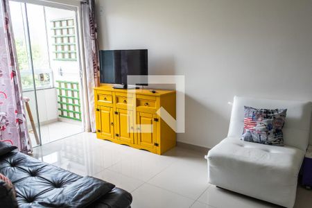 Sala de apartamento para alugar com 1 quarto, 52m² em Guilhermina, Florianópolis