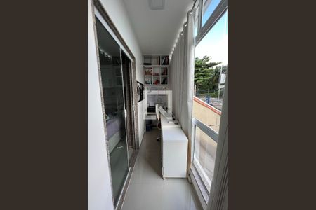 Varanda escritório de casa à venda com 2 quartos, 74m² em Curicica, Rio de Janeiro