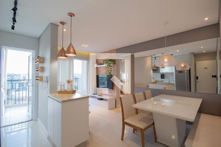 Sala de apartamento para alugar com 2 quartos, 60m² em Jaguaribe, Osasco