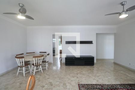 Sala de apartamento para alugar com 3 quartos, 107m² em Jardim Las Palmas, Guarujá