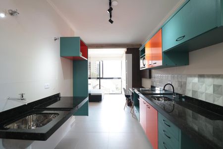 Sala/Cozinha de kitnet/studio para alugar com 1 quarto, 40m² em Vila Regente Feijó, São Paulo