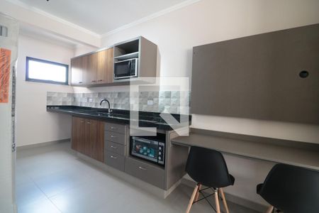 Cozinha de kitnet/studio para alugar com 1 quarto, 40m² em Vila Regente Feijó, São Paulo