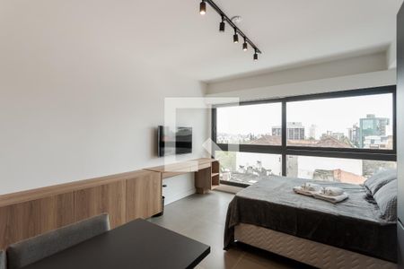 Dormitório de kitnet/studio para alugar com 1 quarto, 28m² em Petrópolis, Porto Alegre
