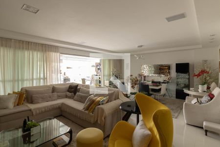 Sala de apartamento à venda com 4 quartos, 316m² em Recreio dos Bandeirantes, Rio de Janeiro