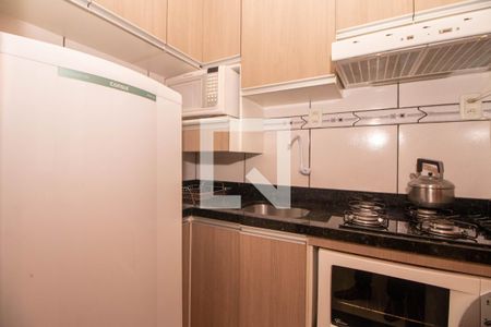 Cozinha de apartamento para alugar com 1 quarto, 35m² em Floresta, Porto Alegre