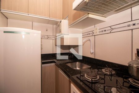 Cozinha de apartamento para alugar com 1 quarto, 35m² em Floresta, Porto Alegre