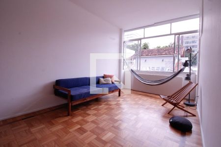 Sala de apartamento à venda com 2 quartos, 65m² em Humaitá, Rio de Janeiro