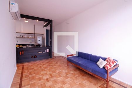 Sala de apartamento à venda com 2 quartos, 65m² em Humaitá, Rio de Janeiro