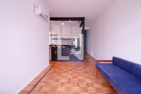 Sala de apartamento à venda com 2 quartos, 65m² em Humaitá, Rio de Janeiro